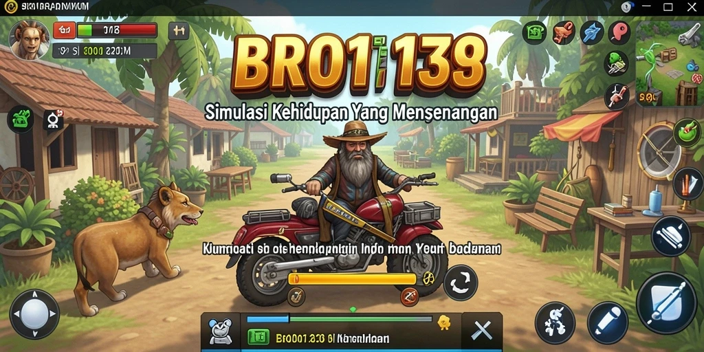 Tangkapan layar utama menunjukkan keseruan gameplay Simulation di BRO138.