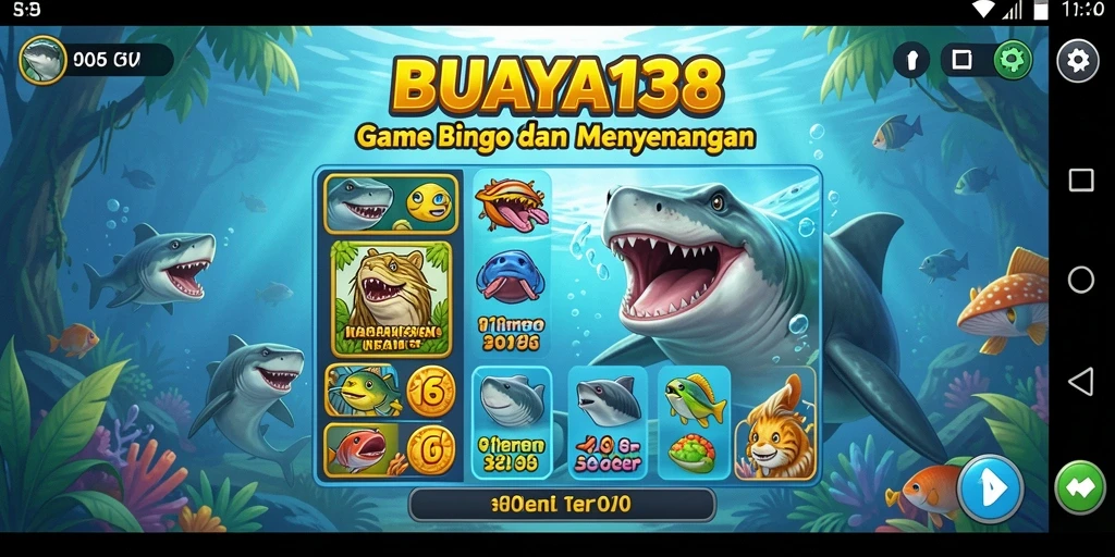 Screenshot gameplay menunjukkan keseruan permainan Bingo di BUAYA138.