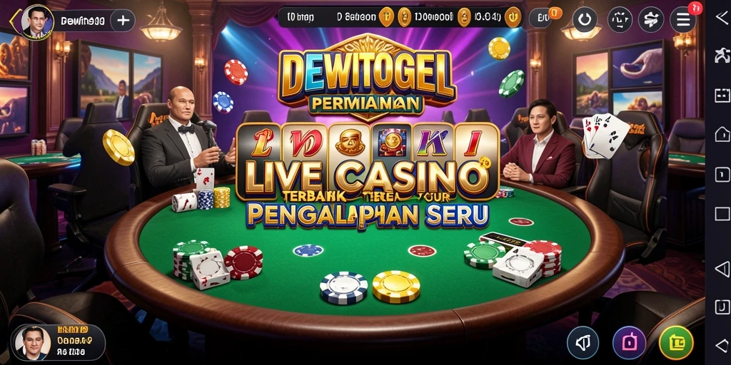 Tampilan menarik dari gameplay Live Casino DEWITOGEL yang membuat adrenalin meningkat.
