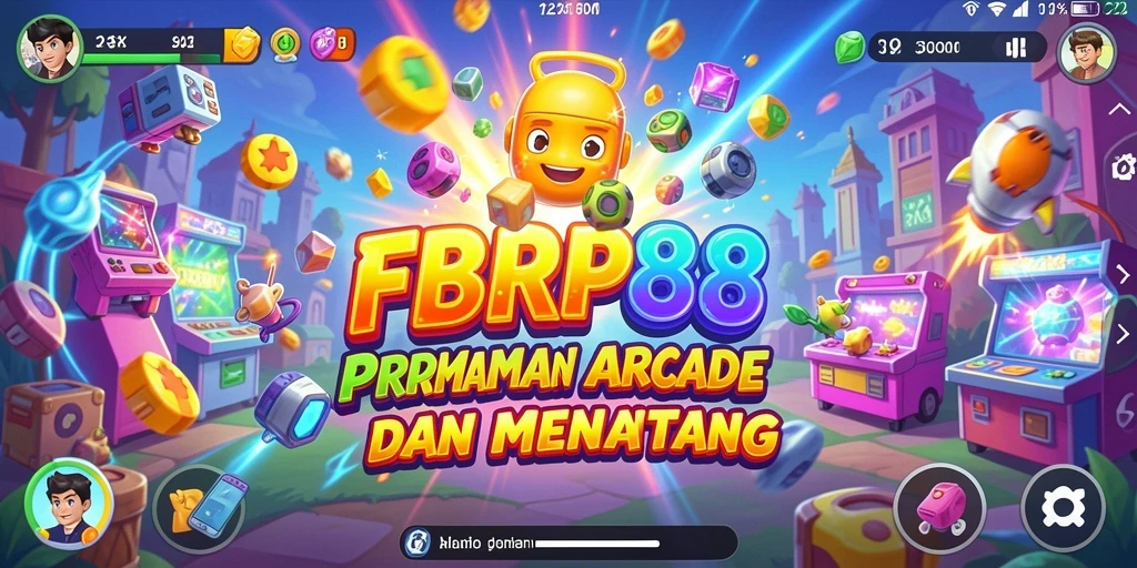 Screenshot utama FBRP88 menampilkan aksi gameplay arcade yang seru.