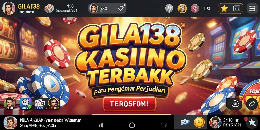 Screenshot GILA138 menampilkan gameplay Kasino yang seru dan mengasyikkan.