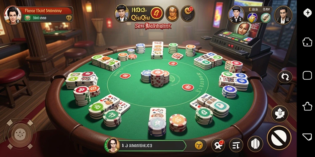 Gameplay seru QiuQiu di aplikasi HO3.