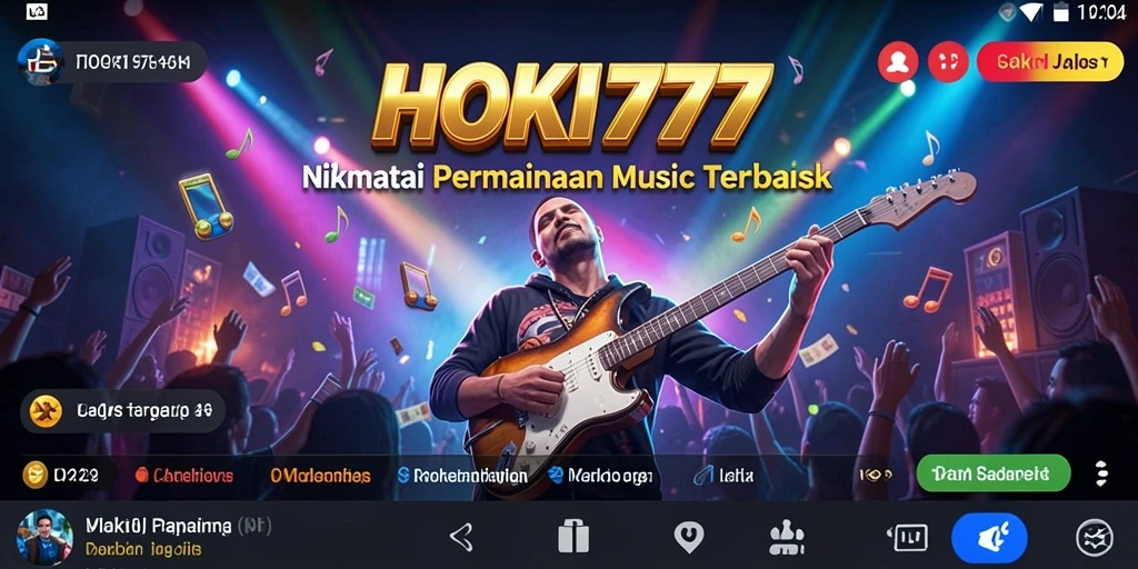 Screenshot gameplay HOKI777 menampilkan interaksi yang seru dan musik yang menyenangkan.