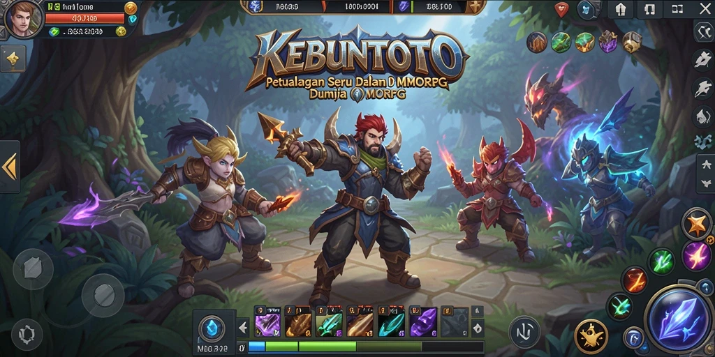 Tampilan gameplay KEBUNTOTO yang mengasyikkan dan penuh warna.