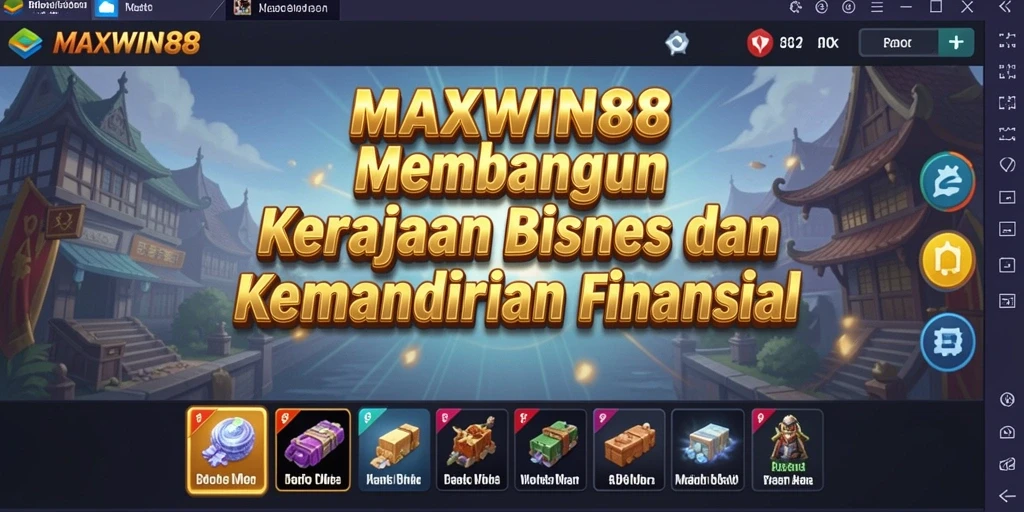 Gameplay <strong>MAXWIN88</strong> menampilkan pengelolaan bisnis yang strategis dan menyenangkan.